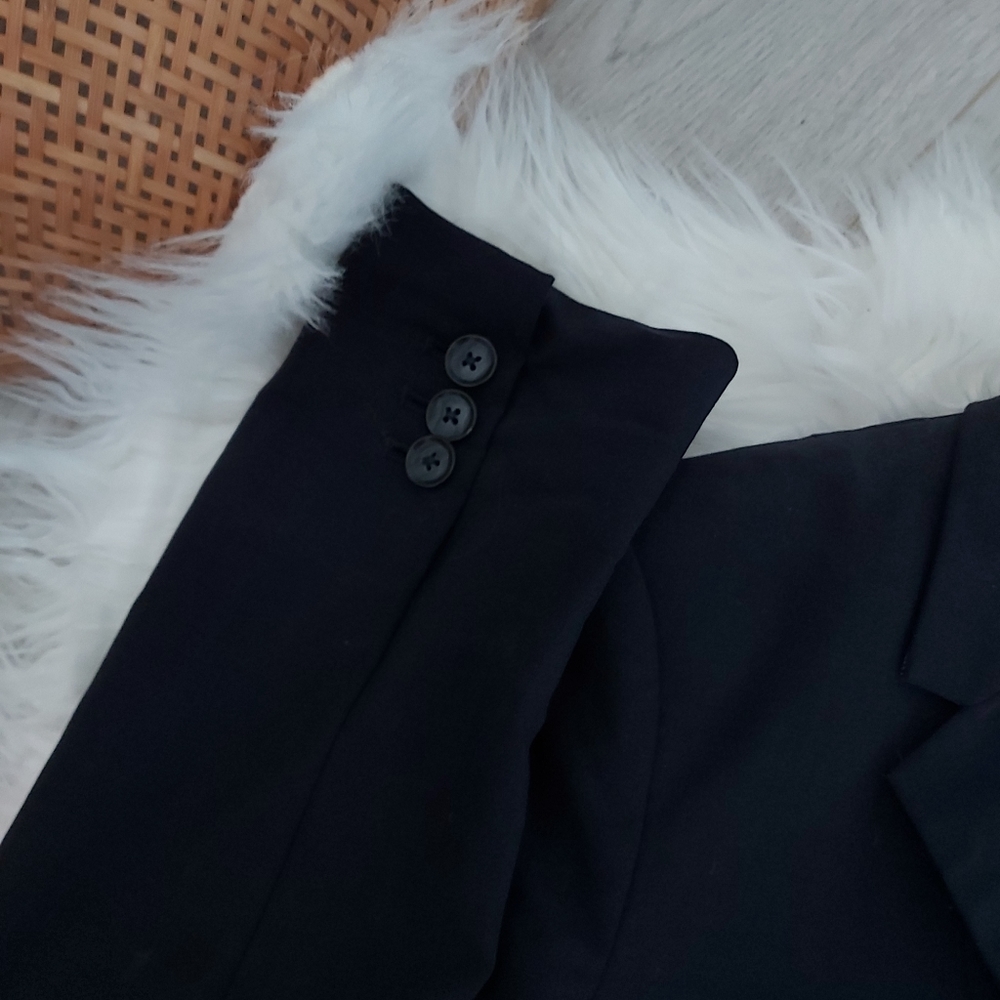 Navy Wool fitted Banana Republic Blazer - Picture 8 of 11